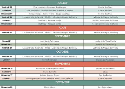 Agenda 2024 juil-dec