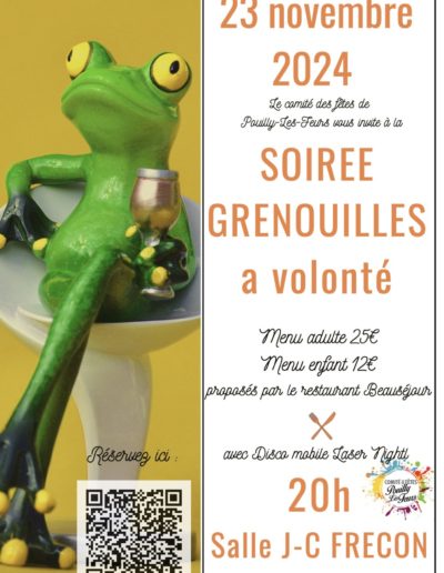 Soirée Grenouilles