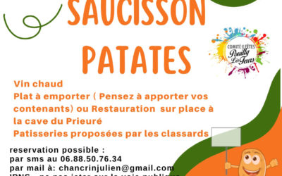 Grande Fête du Saucisson-Patat – Samedi 15 Février !