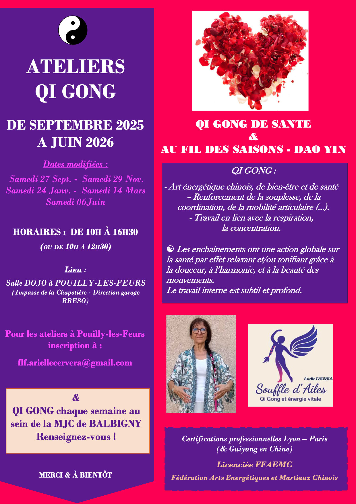 AFFICHE ATELIERS_QI GONG à Pouilly-les-Feurs_ANNEE 2025-2026_Souffle d'Ailes