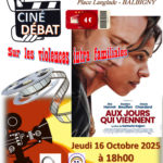 affiche débat ciné Aux jours qui viennent 2025