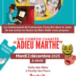 Spectacle “Adieu Marthe” – Une comédie chantée