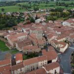 Pouilly-lès-Feurs vue du ciel