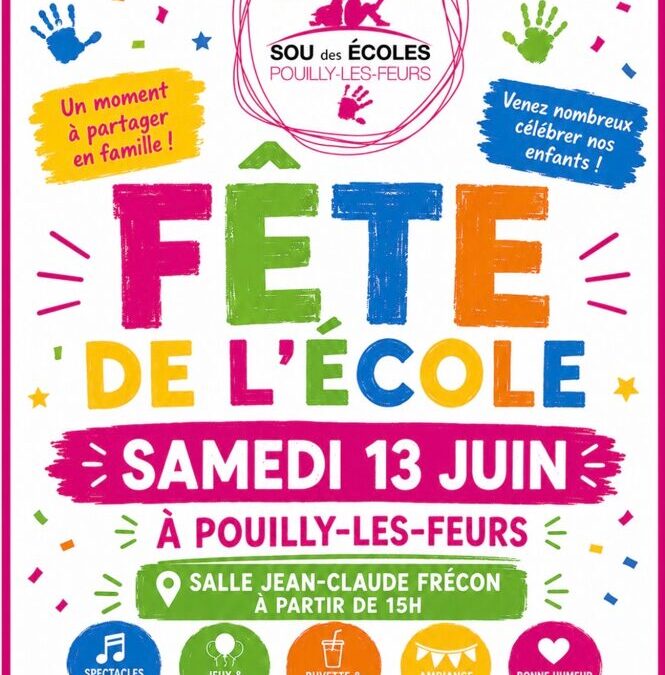 Fête de l’École : un après-midi festif pour toute la famille